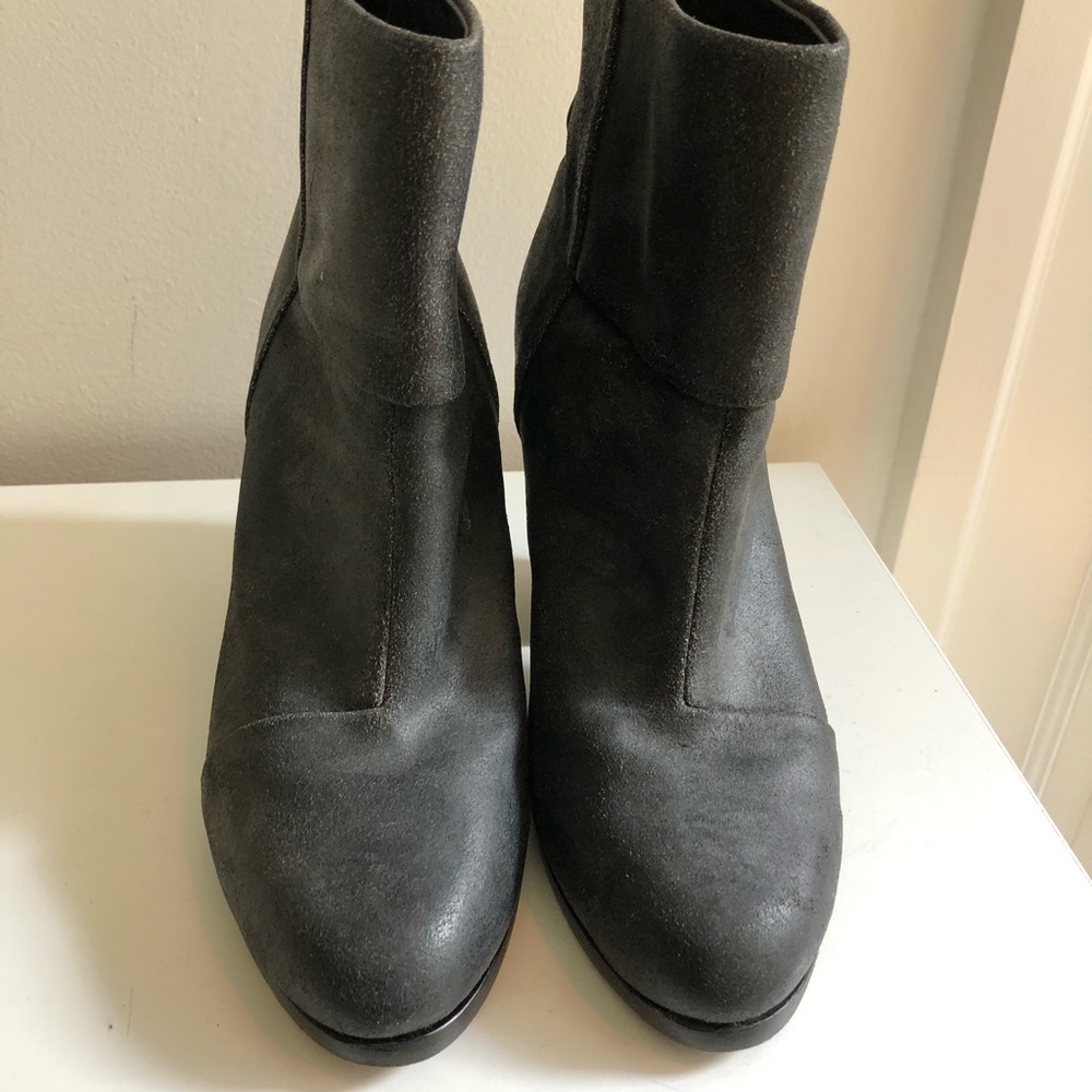 Rag and Bone Newbury Booties Distressed Black 36.5